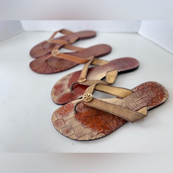 2 Tory Burch Thora Thong Sandals Shoes Women’s size 10 - Picture 2 of 11